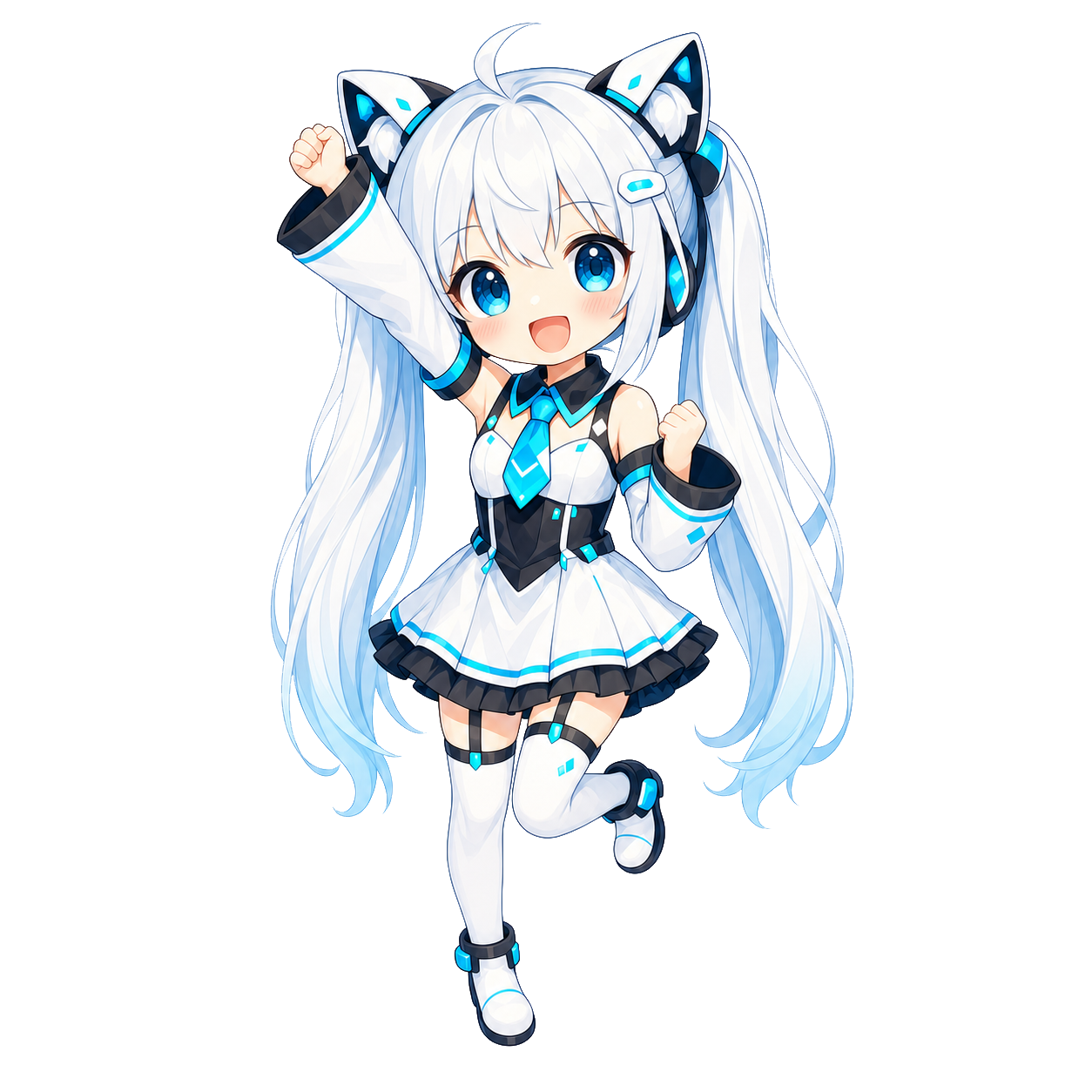 Neru optional character desktop assistant form